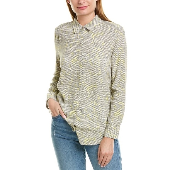 Geo printer blouse - Picture 2 of 9